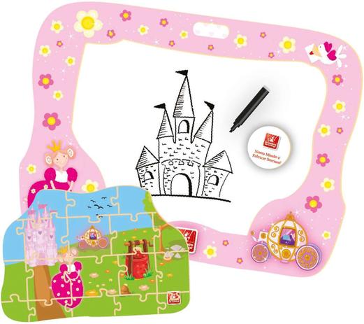 Lousa Infantil Lousa Princesa 50X0,6X60 BRINC. de Crianca Menor preço em Lousa Infantil Lousa Princesa 50X0,6X60 BRINC. de Crianca