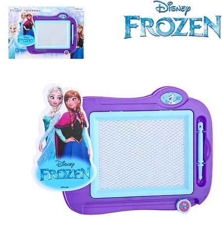 Menor preço em Lousa magica com caneta 20x14cm frozen na cartela - Etitoys