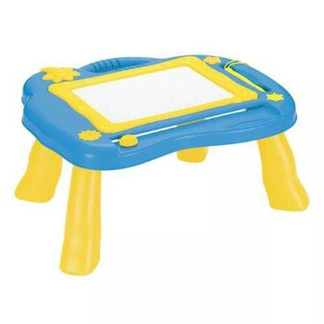 Lousa Mágica Com Mesa (azul) - Art brink Menor preço em Lousa Mágica Com Mesa (azul) - Art brink