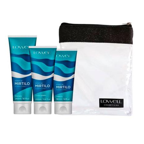 Lowell Mirtilo Kit  Shampoo + Condicionador + Leave in + Nécessaire é boa?