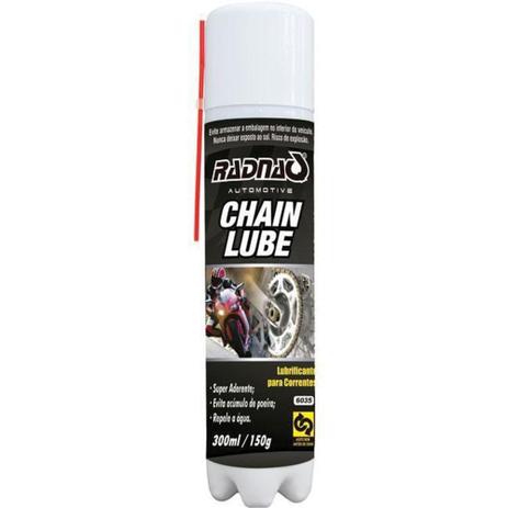 Lubrificante Corrente Chain Lube Aerossol 300ML Radnaq Menor preço em Lubrificante Corrente Chain Lube Aerossol 300ML Radnaq