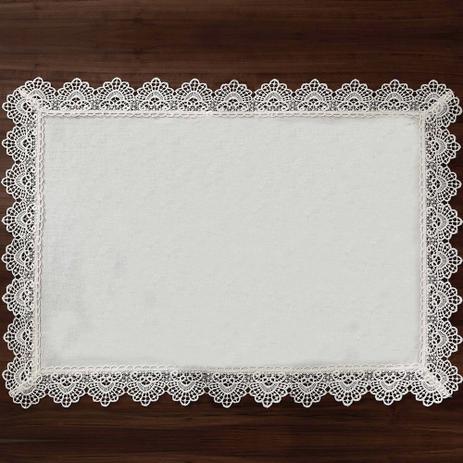 Lugar Americano Avulso Guipure Lyon Renda 45x59cm CopaCia Menor preço em Lugar Americano Avulso Guipure Lyon Renda 45x59cm CopaCia