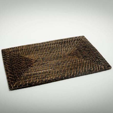 Lugar Americano Bon Gourmet em Rattan Retangular Menor preço em Lugar Americano Bon Gourmet em Rattan Retangular