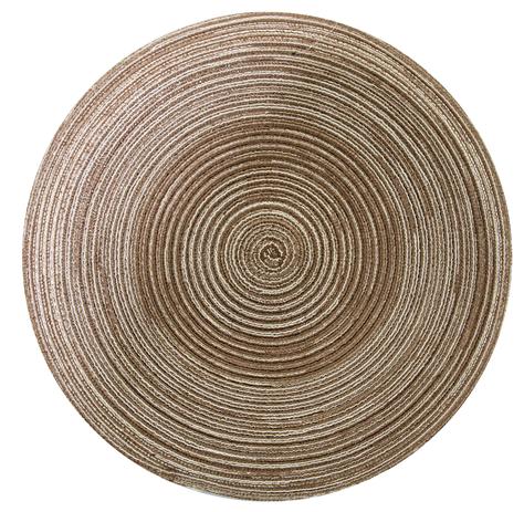 Lugar Americano Redondo 38 Cm Marrom Mesclado - Mimostyle Menor preço em Lugar Americano Redondo 38 Cm Marrom Mesclado - Mimostyle