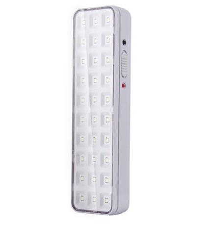 Luminaria 30 LED Luz Emergencia Recarregável Bivolt - Ddy Menor preço em Luminaria 30 LED Luz Emergencia Recarregável Bivolt - Ddy