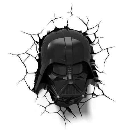 Luminária 3D Light FX Star Wars Mascara Darth Vader - Beek Menor preço em Luminária 3D Light FX Star Wars Mascara Darth Vader - Beek
