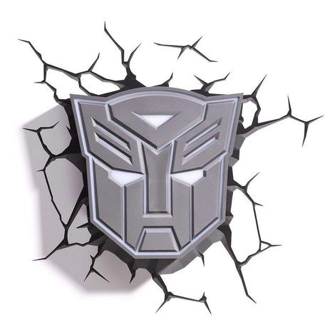 Luminária 3D Light FX Transformers Escudo Autobots Menor preço em Luminária 3D Light FX Transformers Escudo Autobots