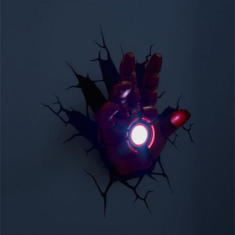 Luminária 3D Light FX Vingadores Mão Homem de Ferro - Marvel Menor preço em Luminária 3D Light FX Vingadores Mão Homem de Ferro - Marvel