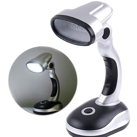 Luminária Abajur com Suporte para Mesa 12 LEDs - Thata esportes é boa?