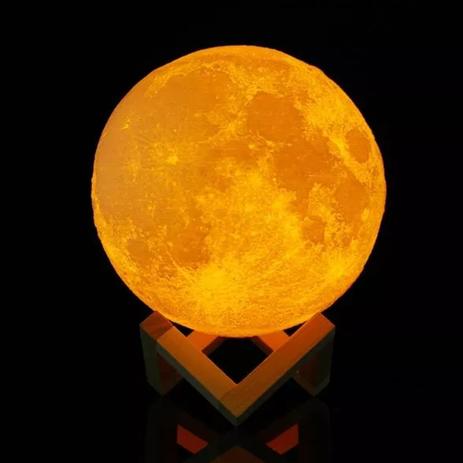 Luminária Abajur Lua Cheia 3d Led E Touch Noturna Usb - Biashop Menor preço em Luminária Abajur Lua Cheia 3d Led E Touch Noturna Usb - Biashop
