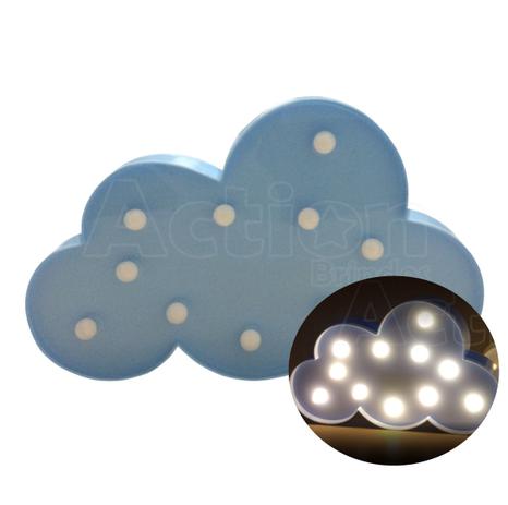 Luminária Abajur Nuvem de Led Decoração - Mm Menor preço em Luminária Abajur Nuvem de Led Decoração - Mm