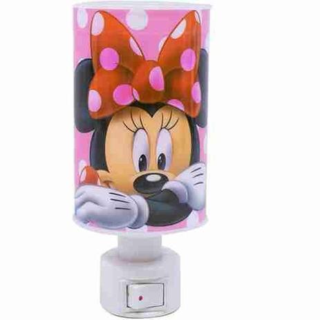Luminária Abajur Rosa Minnie - Disney Menor preço em Luminária Abajur Rosa Minnie - Disney