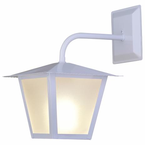 Luminária Arandela Colonial Quadrada Externa Branco 32cm Aço Parede Muro Quintal Jardim Gaúcha - Ideal Menor preço em Luminária Arandela Colonial Quadrada Externa Branco 32cm Aço Parede Muro Quintal Jardim Gaúcha - Ideal