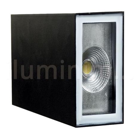 Luminária Arandela LED 10W Branco Quente Retangular - Iluminim led Menor preço em Luminária Arandela LED 10W Branco Quente Retangular - Iluminim led