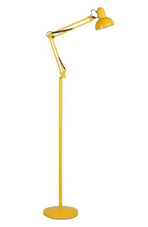 Luminária Articulada Chão Pedestal Coluna Piso Chão Metal Abajur 1,90m Amarelo MT-930B-Y - Magrace Menor preço em Luminária Articulada Chão Pedestal Coluna Piso Chão Metal Abajur 1,90m Amarelo MT-930B-Y - Magrace