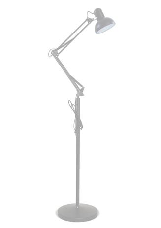 Luminária Articulada Chão Pedestal Coluna Piso Chão Metal Abajur 1,90m Branco MT-930B-W - Magrace Menor preço em Luminária Articulada Chão Pedestal Coluna Piso Chão Metal Abajur 1,90m Branco MT-930B-W - Magrace