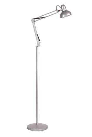 Luminária Articulada Chão Pedestal Coluna Piso Chão Metal Abajur 1,90m Prata MT-930B-S - Magrace Menor preço em Luminária Articulada Chão Pedestal Coluna Piso Chão Metal Abajur 1,90m Prata MT-930B-S - Magrace