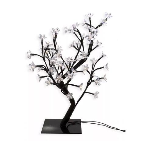 Luminária Árvore Flor De Cerejeira 48 Leds Abajur 220v - Coisaria Menor preço em Luminária Árvore Flor De Cerejeira 48 Leds Abajur 220v - Coisaria