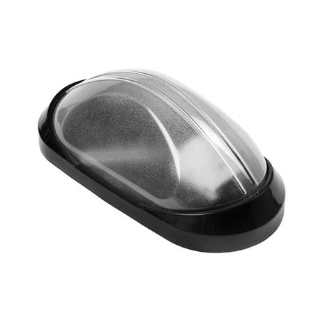 Luminária Bremen Pp Preto Bocal E-27 Lente Em Pol - Plaslumi Menor preço em Luminária Bremen Pp Preto Bocal E-27 Lente Em Pol - Plaslumi