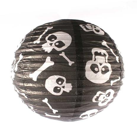 Luminária Caveiras de Halloween - Papel - Aluá festas é boa?