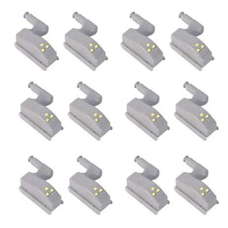 Luminaria de Armario LED Automatica Dobradiça Guarda Roupa Porta Sensor Inteligente Lampada Iluminaçao Kit 12 Uni - Economia Solar Menor preço em Luminaria de Armario LED Automatica Dobradiça Guarda Roupa Porta Sensor Inteligente Lampada Iluminaçao Kit 12 Uni - Economia Solar