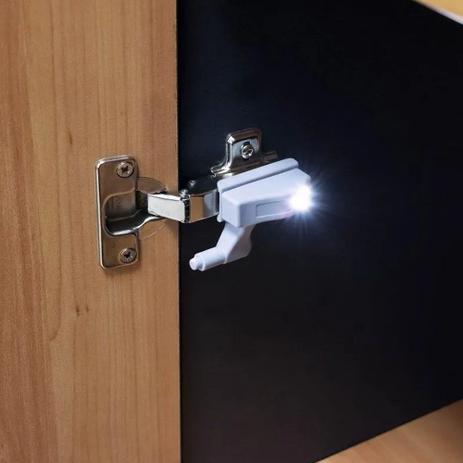Luminaria de Armario LED Automatica Dobradiça Sensor Inteligente Lampada Guarda Roupa Porta Iluminaçao Kit 4 Uni - Economia Solar Menor preço em Luminaria de Armario LED Automatica Dobradiça Sensor Inteligente Lampada Guarda Roupa Porta Iluminaçao Kit 4 Uni - Economia Solar