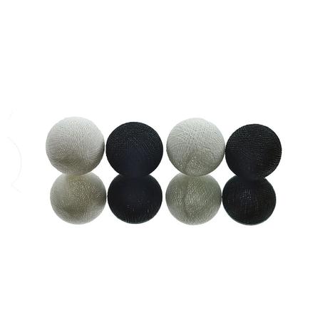 Luminária de bolas LED CORMILU branco preto Copacabana 35 bolas 220V Menor preço em Luminária de bolas LED CORMILU branco preto Copacabana 35 bolas 220V
