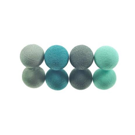 Luminária de bolas LED CORMILU Turquesa Azul Cinza Vancouver 35 bolas 110V Menor preço em Luminária de bolas LED CORMILU Turquesa Azul Cinza Vancouver 35 bolas 110V