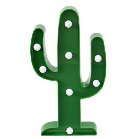 Luminária de Cacto Com Leds - Wincy Menor preço em Luminária de Cacto Com Leds - Wincy