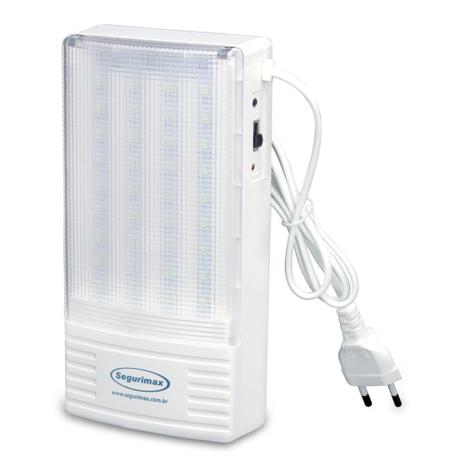 Luminária de Emergência LED 300 Lumes Segurimax Menor preço em Luminária de Emergência LED 300 Lumes Segurimax