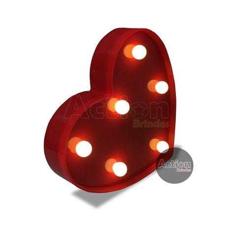 Luminária De Led Decorativa Mini Coração - Mm Menor preço em Luminária De Led Decorativa Mini Coração - Mm