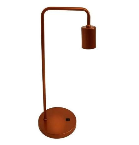 Luminária De Mesa Abajur Retrô Vintage Iluminação Decoração Bronze - Mared Menor preço em Luminária De Mesa Abajur Retrô Vintage Iluminação Decoração Bronze - Mared