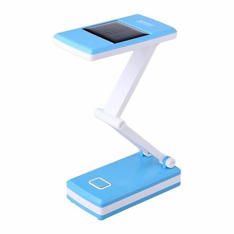 Luminaria de mesa abajur sem fio com carregamento solar ou energia dobravel articulavel para escrito - Gimp é boa?