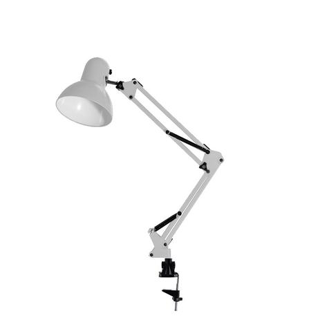 Luminária De Mesa Articulada Articulável Pixar Garra Branca - G20 Menor preço em Luminária De Mesa Articulada Articulável Pixar Garra Branca - G20