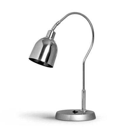 Luminária de Mesa Articulável Base Redonda Prata Cúpula 188.12 - 5L Trevisan - 986.18 Menor preço em Luminária de Mesa Articulável Base Redonda Prata Cúpula 188.12 - 5L Trevisan - 986.18