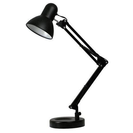Luminaria de Mesa Articulavel com Base Preta Asus Menor preço em Luminaria de Mesa Articulavel com Base Preta Asus