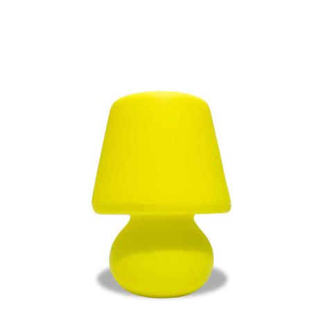 Luminária de Mesa Bivolt Abajur Amarelo - Casa basika Menor preço em Luminária de Mesa Bivolt Abajur Amarelo - Casa basika