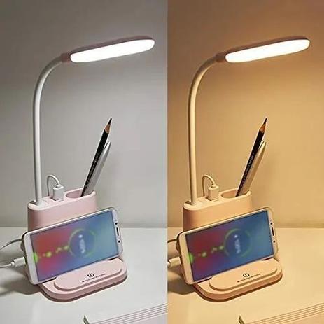 Luminária De Mesa Carregador Celular Usb Touch - CONNECTCELL Menor preço em Luminária De Mesa Carregador Celular Usb Touch - CONNECTCELL