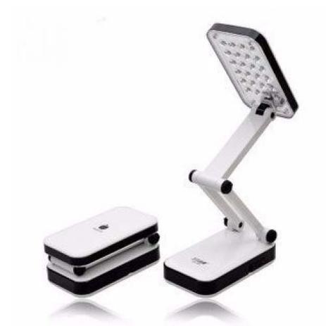 Luminaria de Mesa Dobravel 24 LEDS Branca - Lelong Menor preço em Luminaria de Mesa Dobravel 24 LEDS Branca - Lelong