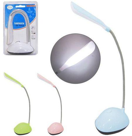 Luminaria de Mesa Flexivel com Base de Plastico Colors a Pilha - Fu Xing Menor preço em Luminaria de Mesa Flexivel com Base de Plastico Colors a Pilha - Fu Xing