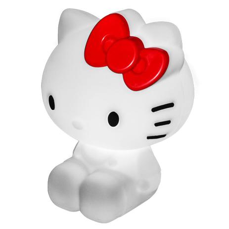 Luminária de Mesa Hello Kitty Branco - com lâmpada instalada - Usare Menor preço em Luminária de Mesa Hello Kitty Branco - com lâmpada instalada - Usare