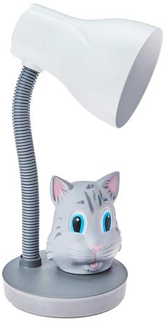 Luminária de Mesa Infantil Menina e Menino Gato Cinza - Startec Menor preço em Luminária de Mesa Infantil Menina e Menino Gato Cinza - Startec