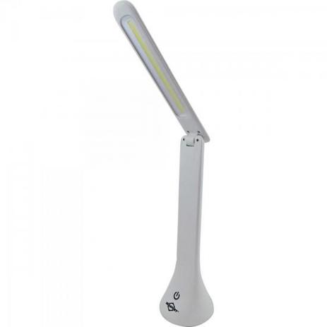 Luminária de Mesa LED COB Branca BRASFORT Menor preço em Luminária de Mesa LED COB Branca BRASFORT