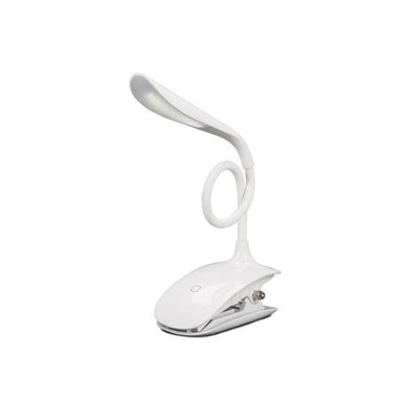 Luminária de Mesa Led Flexível Bivolt 2w Branca - Bronzearte Menor preço em Luminária de Mesa Led Flexível Bivolt 2w Branca - Bronzearte