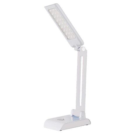 Luminária de Mesa LED Pelicano Branco 4W Bivolt Luz Branca Bronzearte Menor preço em Luminária de Mesa LED Pelicano Branco 4W Bivolt Luz Branca Bronzearte