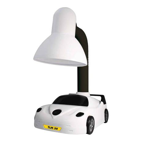 Luminária De Mesa Taschibra Tlm 50 Kids Carrinho Branco - Tachibra Menor preço em Luminária De Mesa Taschibra Tlm 50 Kids Carrinho Branco - Tachibra