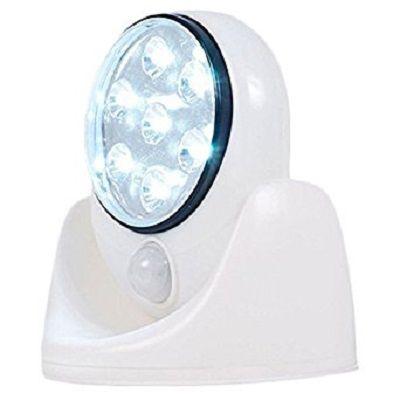 Luminaria de parede 7 leds com sensor de presença e detector de movimento articulada para ambientes - Faça resolva Menor preço em Luminaria de parede 7 leds com sensor de presença e detector de movimento articulada para ambientes - Faça resolva