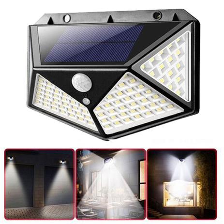 Luminária De Parede Energia Solar À Prova Dágua Economia de Energia Lampada Solar 100 Leds Refletor Luminaria Emergência Menor preço em Luminária De Parede Energia Solar À Prova Dágua Economia de Energia Lampada Solar 100 Leds Refletor Luminaria Emergência