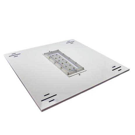 Luminária de Posto de Combustível 1 módulo 64W 7.000 Lumens Branco Frio - Kit led Menor preço em Luminária de Posto de Combustível 1 módulo 64W 7.000 Lumens Branco Frio - Kit led