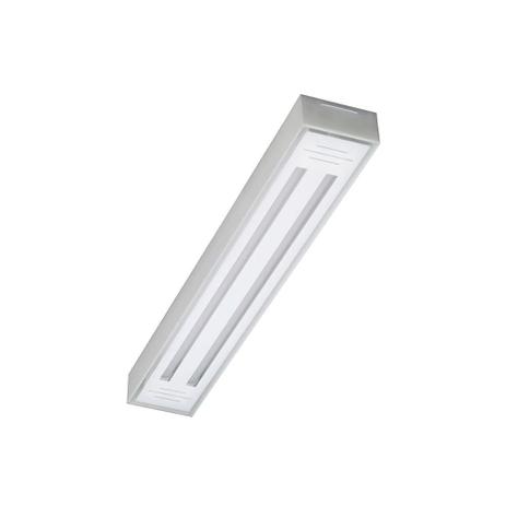 Luminária de Sobrepor com 2 Lâmpadas Led Tube Valência 10w Bivolt 6500k 65x10cm Transparente - Tualux Menor preço em Luminária de Sobrepor com 2 Lâmpadas Led Tube Valência 10w Bivolt 6500k 65x10cm Transparente - Tualux